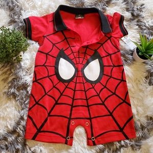 NWT! Spiderman Polo Romper
